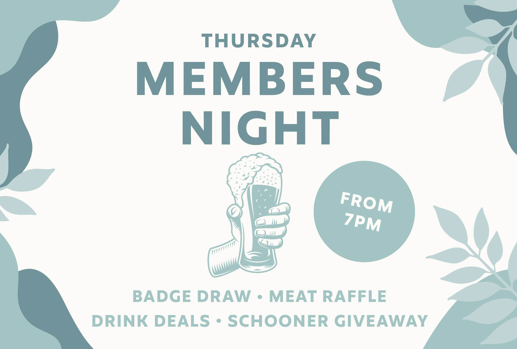 Thursday: Members Night